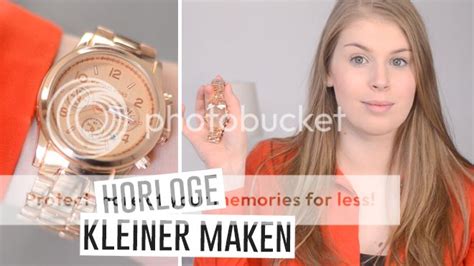 Tutorial: Horloge kleiner maken 